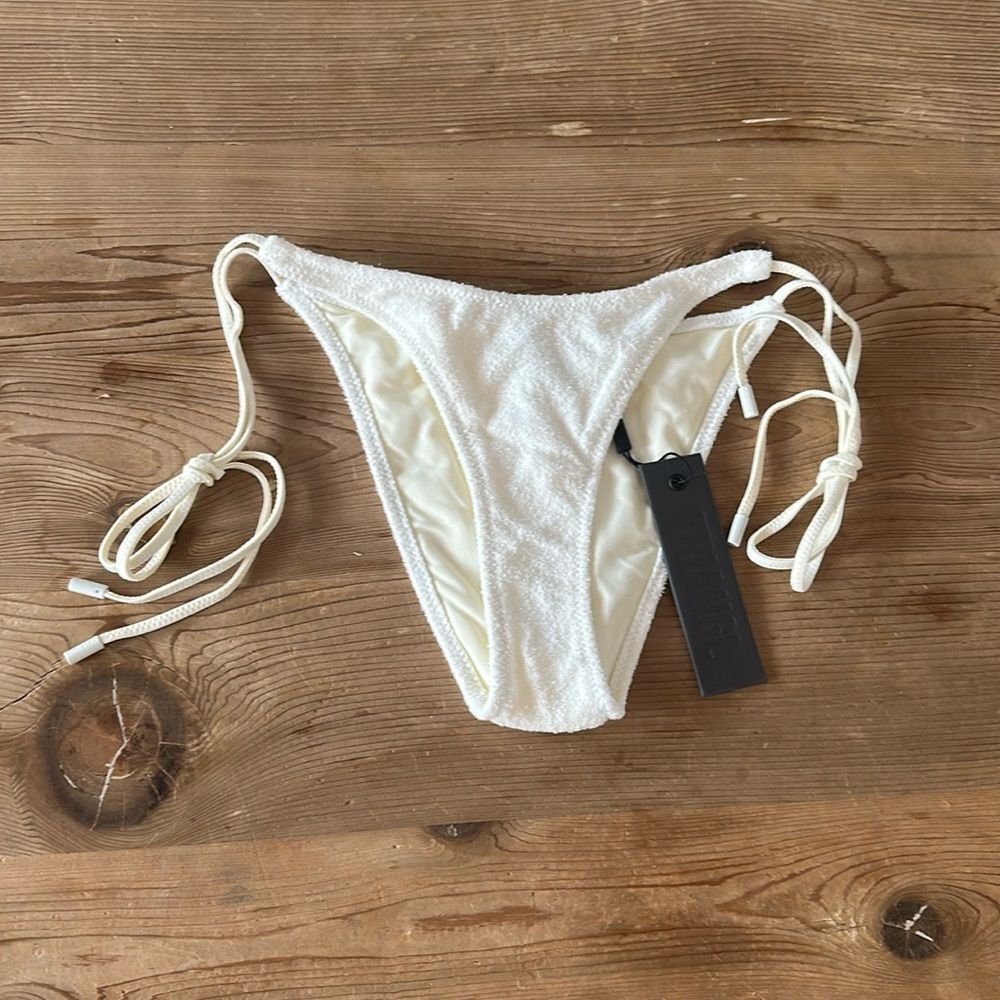TRIANGL TIE BOTTOM ONLY COCONUT TERRY NO BAG NEW WITH TAGS